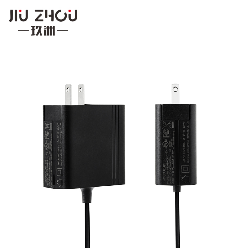 12v2a插墻電源適配器FCC UL認證齊全jiuzhou power廠家 